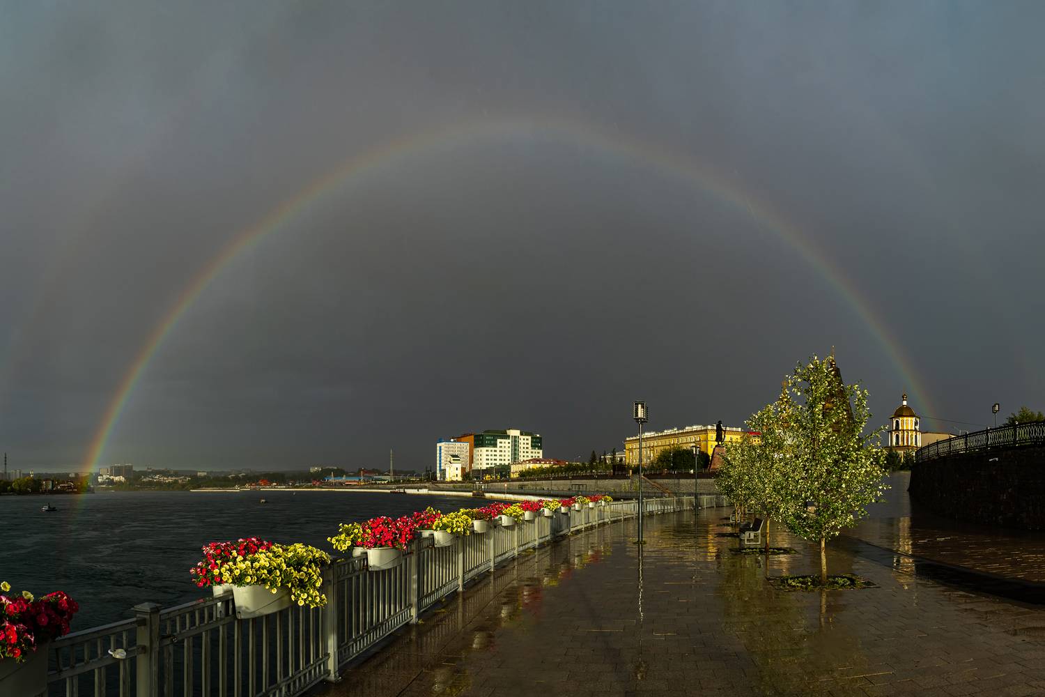 иркутск, ангара, радуга, Тильпунов Михаил