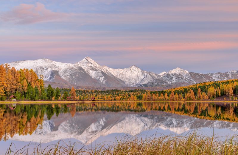 алтай, озеро киделю, осень Осень на озере Киделю фото превью