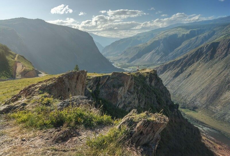 Виды на долину реки Чулышман…  Views of the Chulyshman River Valley... фото превью