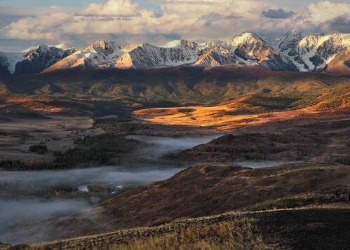 Утро на Курайских холмах