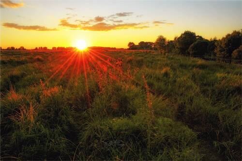 Солнце садится