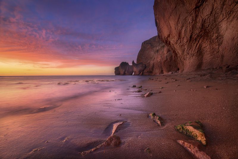 Рассвет в бухте Дубовая фото превью