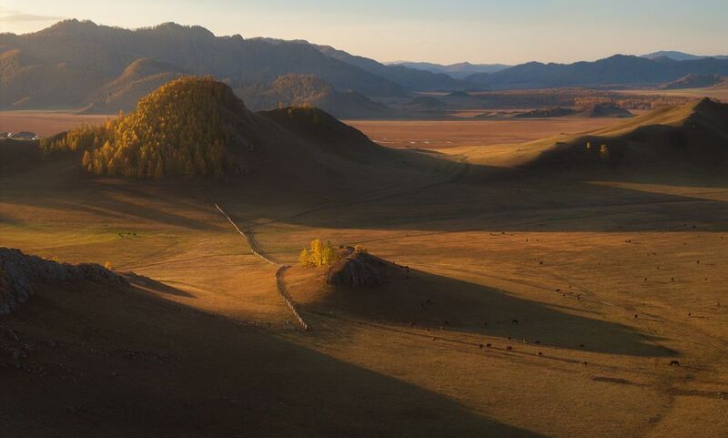 Пасторальный пейзаж фото превью