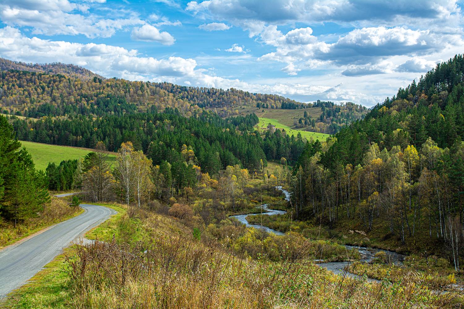 осень в горном алтае, Татаркин Вячеслав