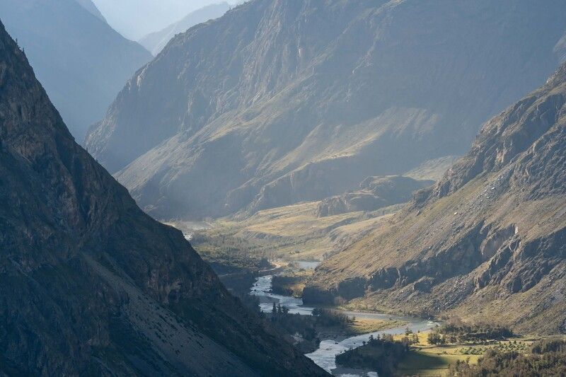 Виды на долину реки Чулышман… Views of the Chulyshman River Valley... фото превью