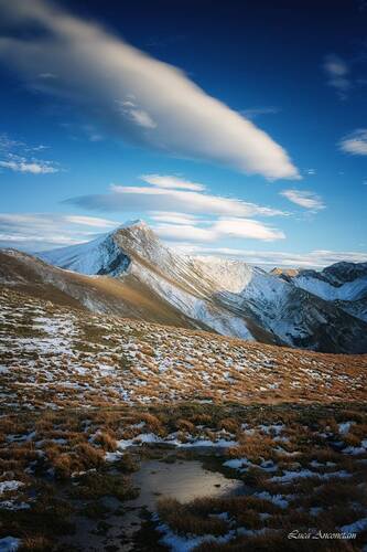 First snow at Sibillini nat park
