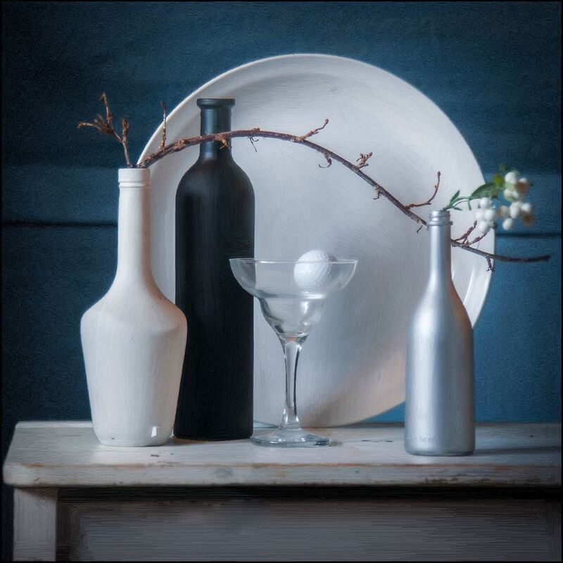 Этюд с веточкой фото превью