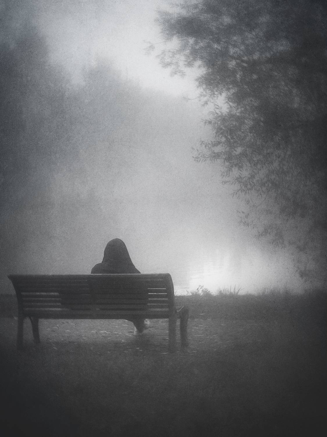 чб, туман, настроение, стрит, Сергей Кот