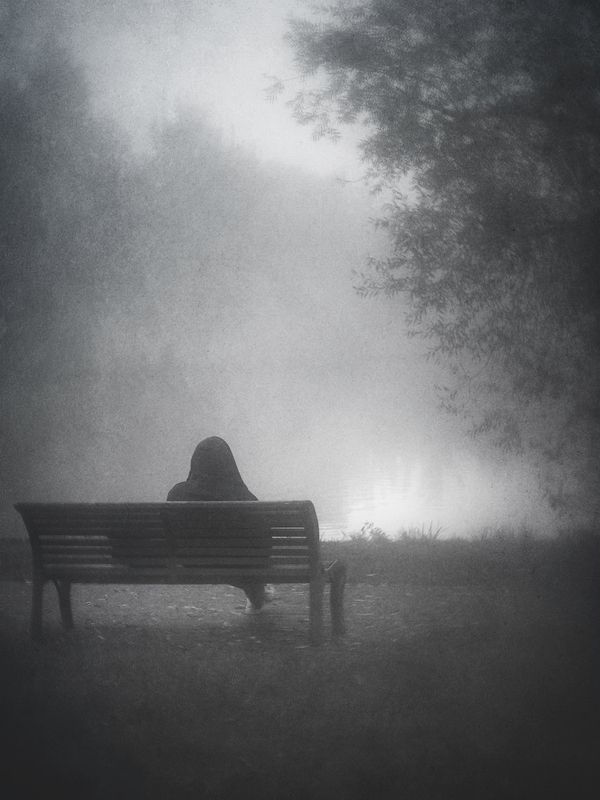 чб, туман, настроение, стрит Туманами дышать. фото превью