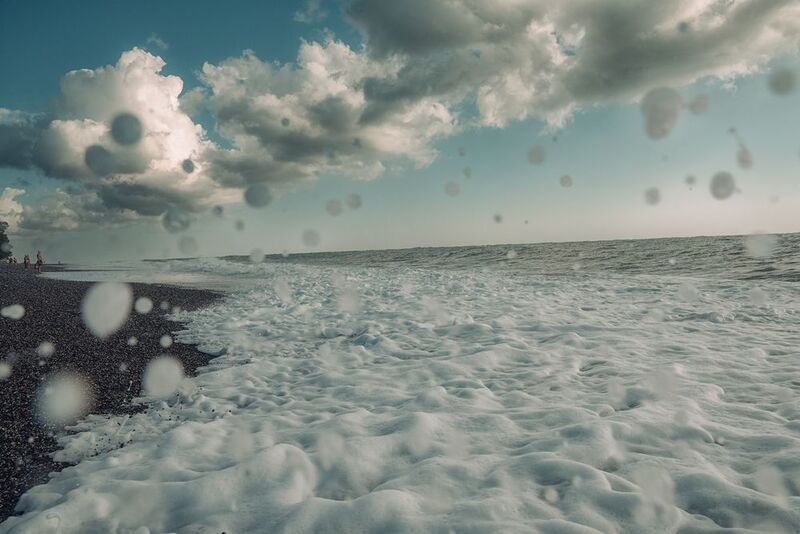 Облачные волны фото превью