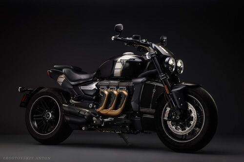 Triumph Rocket 3 TFS. Рекламная фотосъёмка. 