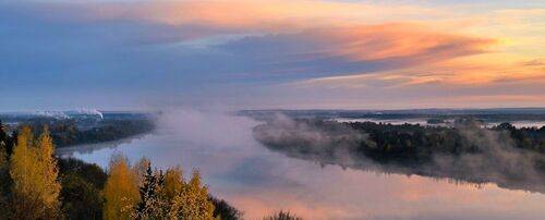 Утро на реке.
