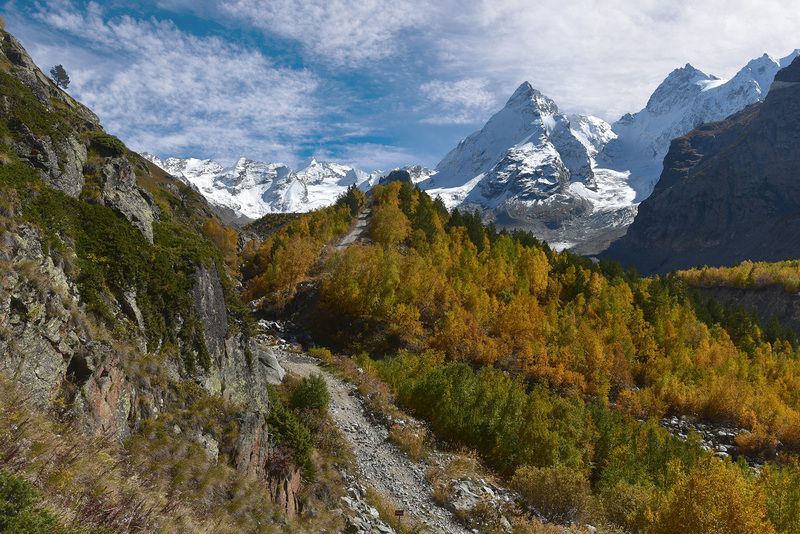 приэльбрусье, адылсу, кабардино-балкария Осенний Адылсу фото превью