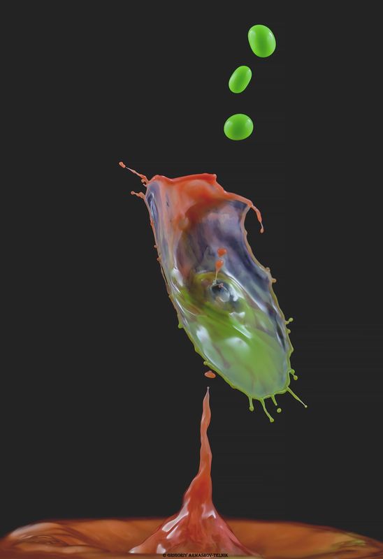 #color_image, #color, #drop, #liqiud, #macro, #water, #macrophoto Color drops фото превью