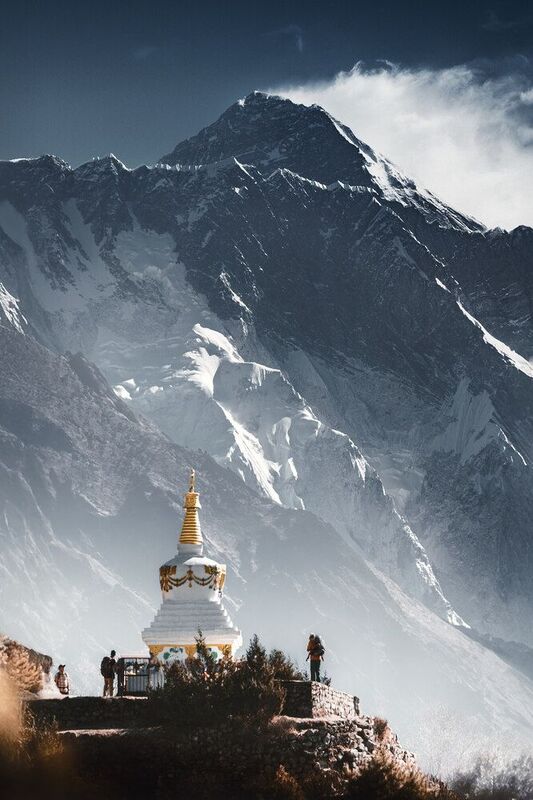 Ступа и Эверест фото превью