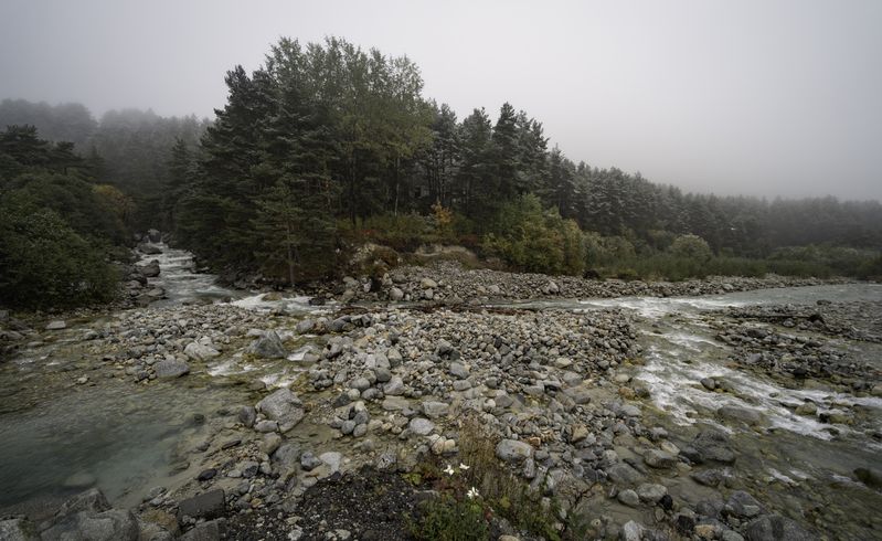 Россия, Северная Осетия, Алания, Дигорское ущелье, река Урух, Дигория, турбаза Порог Неба,  Дигория фото превью