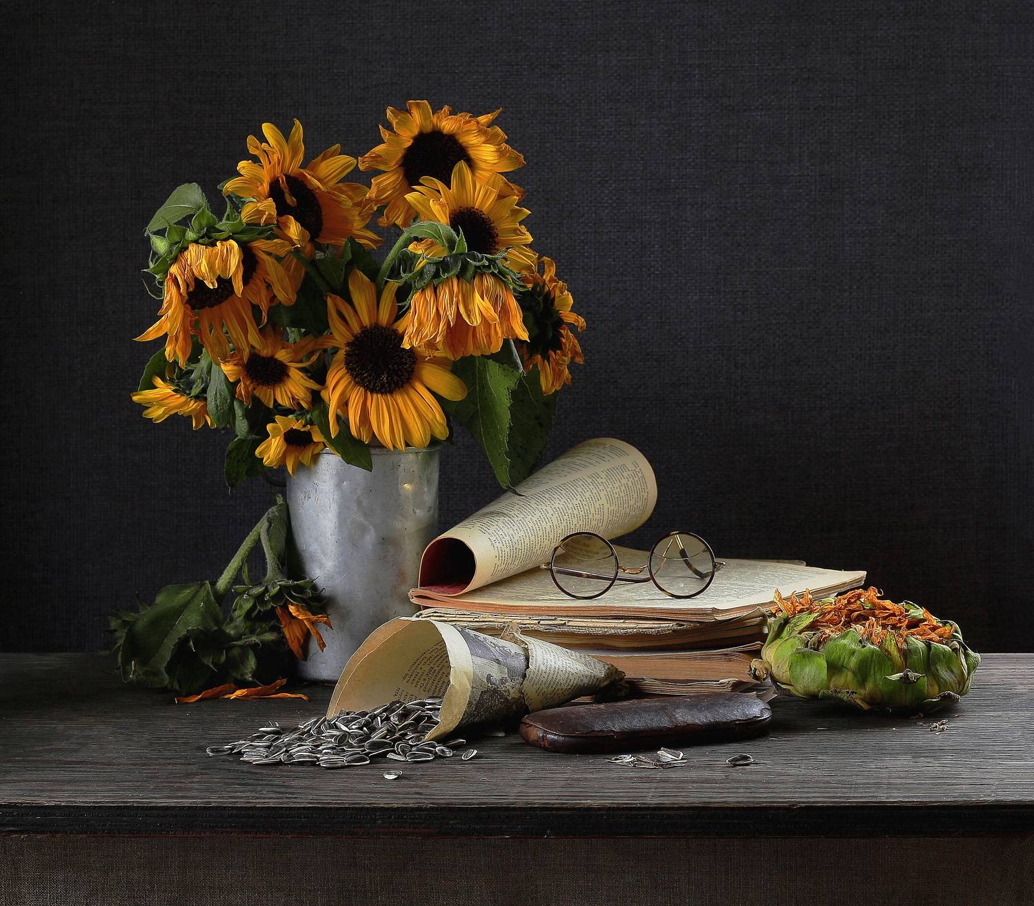 натюрморт, фотонатюрморт, still life, stillifefoto, осень, семечки, подсолнухи, цветочный_натюрморт, наталья_казанцева, Наталья Казанцева