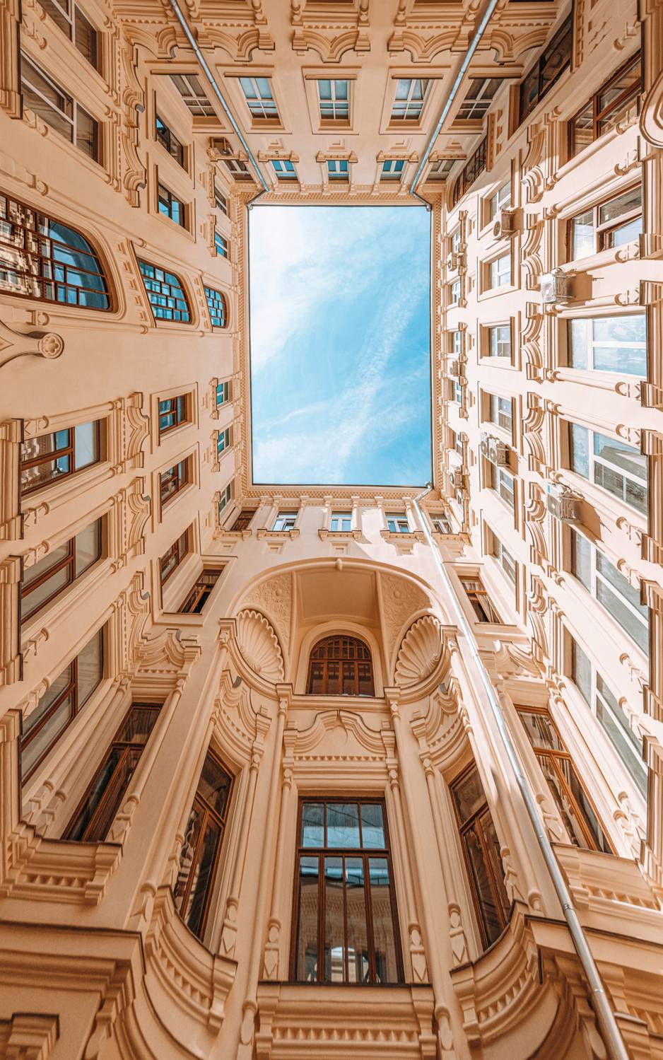 architecture, geometry, design, Moscow, city, urban, pattern, urban, light, windows, Гладков Сергей