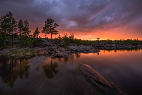 Закатный пожар...
