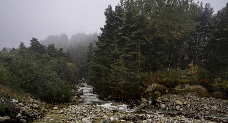 Россия, Северная Осетия, Алания, Дигория, Дигорское ущелье, река Урух, турбаза Порог Неба, Дигория фото превью