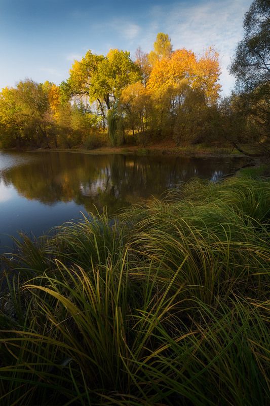 Осенний вечер фото превью