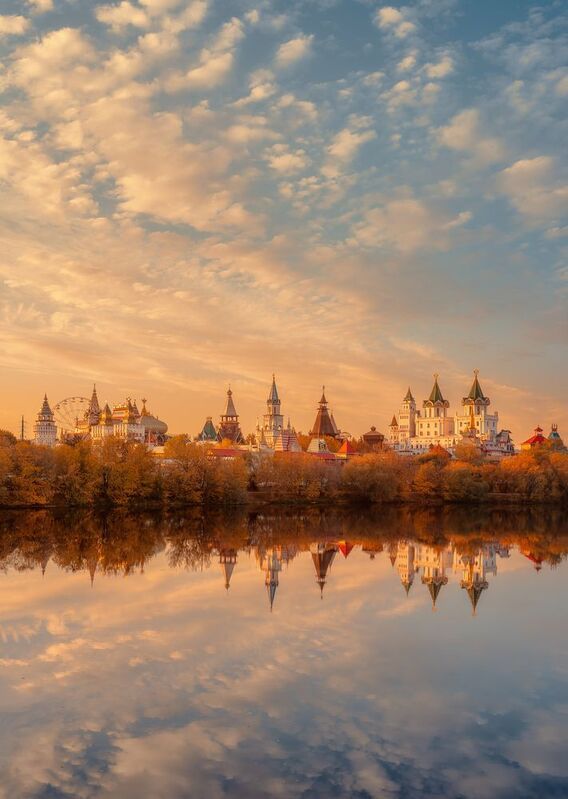 осень, городской пейзаж, москва, кремль в измайлово Кремль в Измайлово фото превью