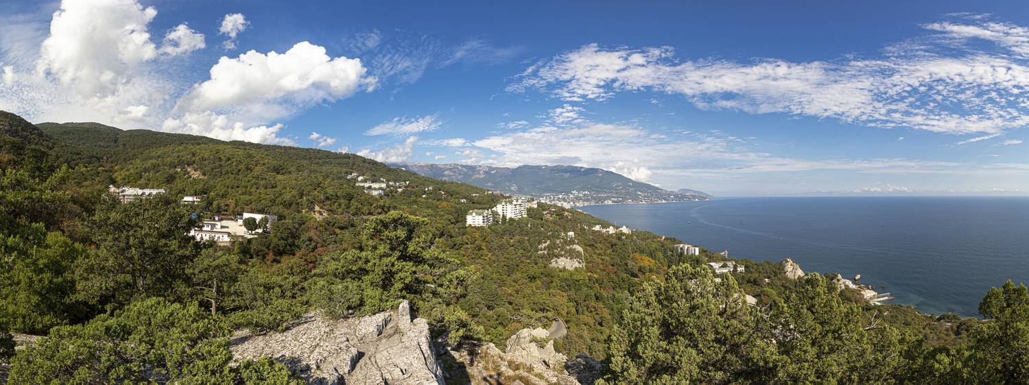 россия, крым, большая_ялта, ореанда, крестовая_гора, панорама, Дёгтев Евгений