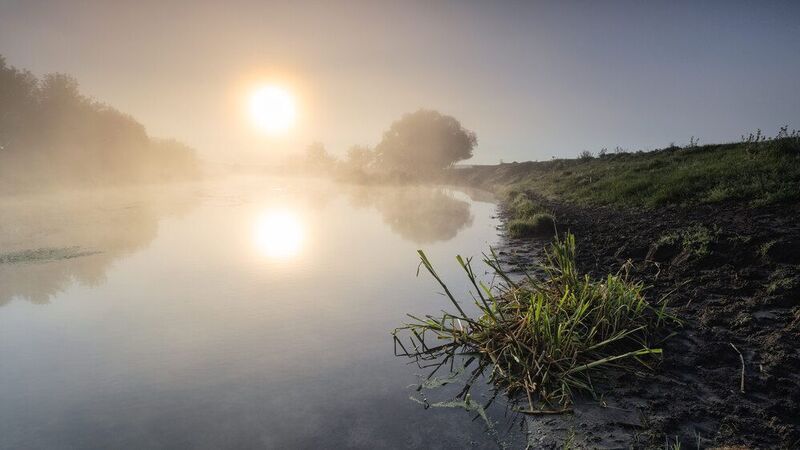 Туманный рассвет. Август фото превью