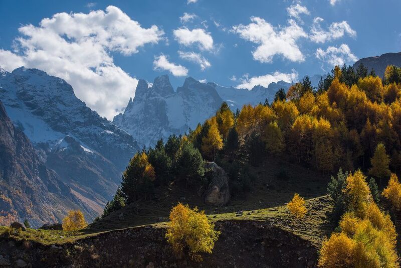 шхедьда, кабардино-балкария Осенняя Шхельда фото превью