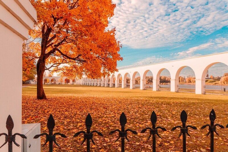 Осень в городе фото превью