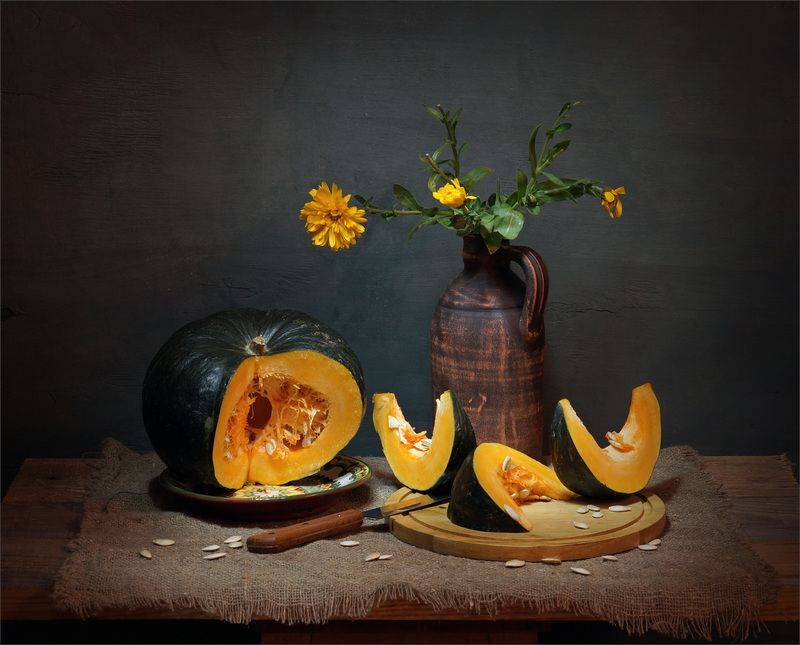 С тыквой фото превью