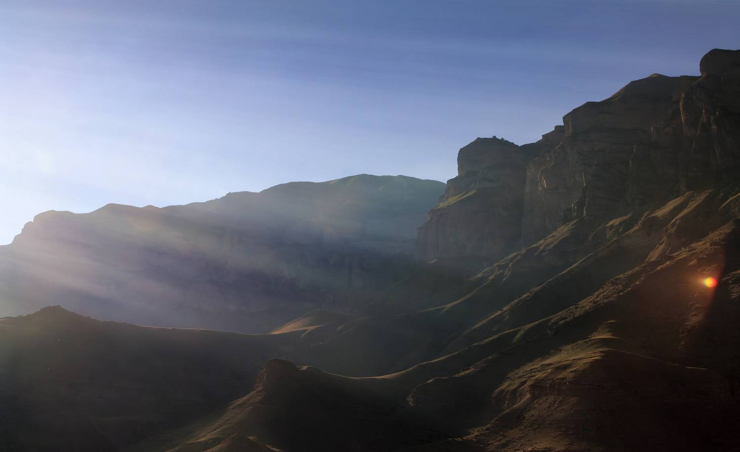 гоы, скала, утес, вечер, луч, Светлана Холодняк