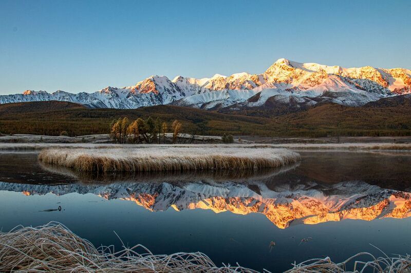 алтай ,оз. джангысколь Солнечные лучи. фото превью