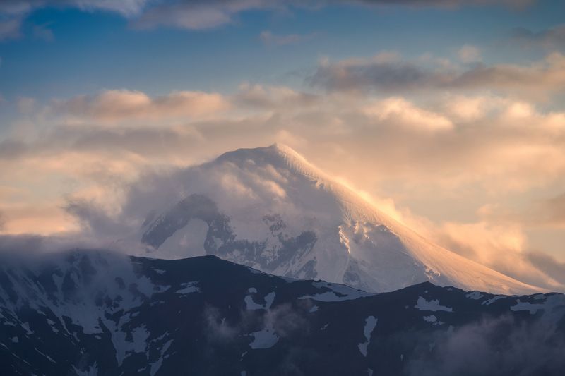ингушетия, природа, кавказ, горы Казбек фото превью