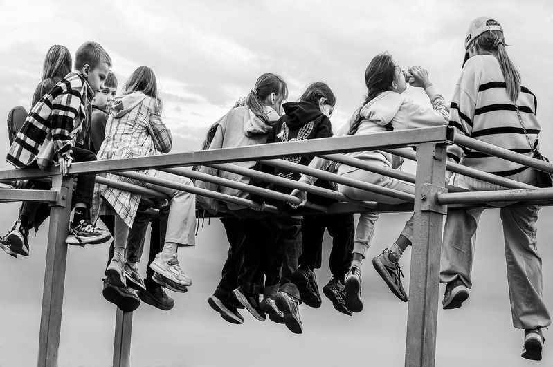 город улица дети Детская площадка... фото превью