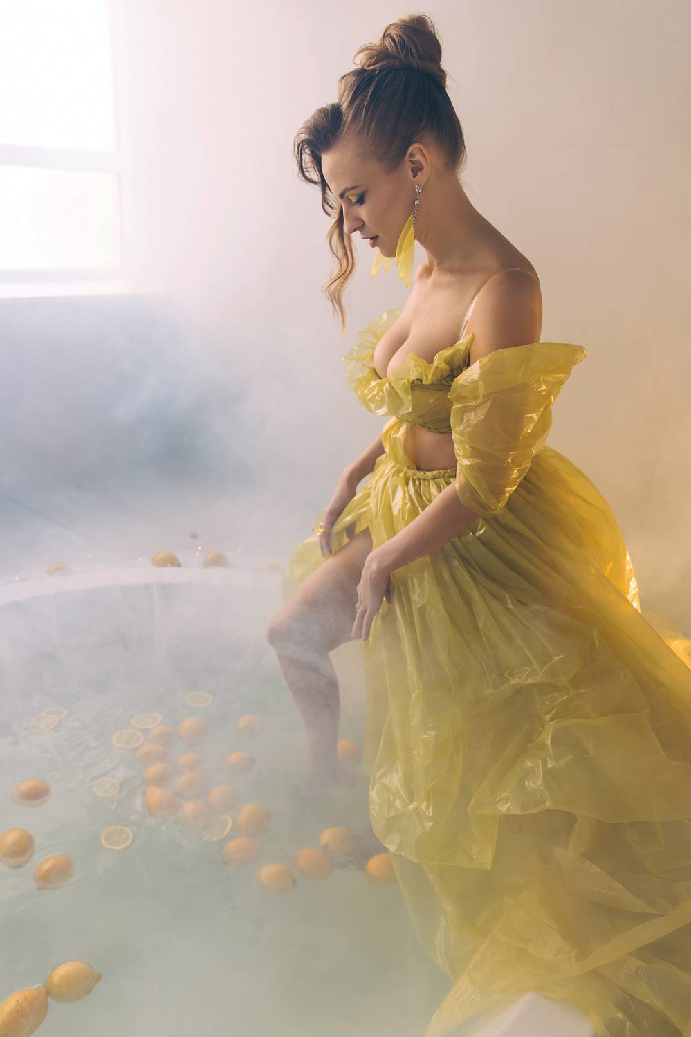 lemon spa woman yellow, Надежда Воробьёва