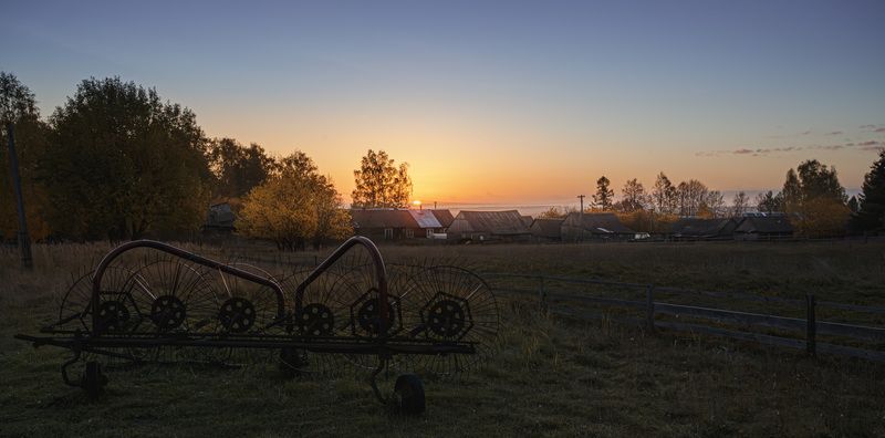 октябрь рассвет Смоленская обл. Рассвет... фото превью