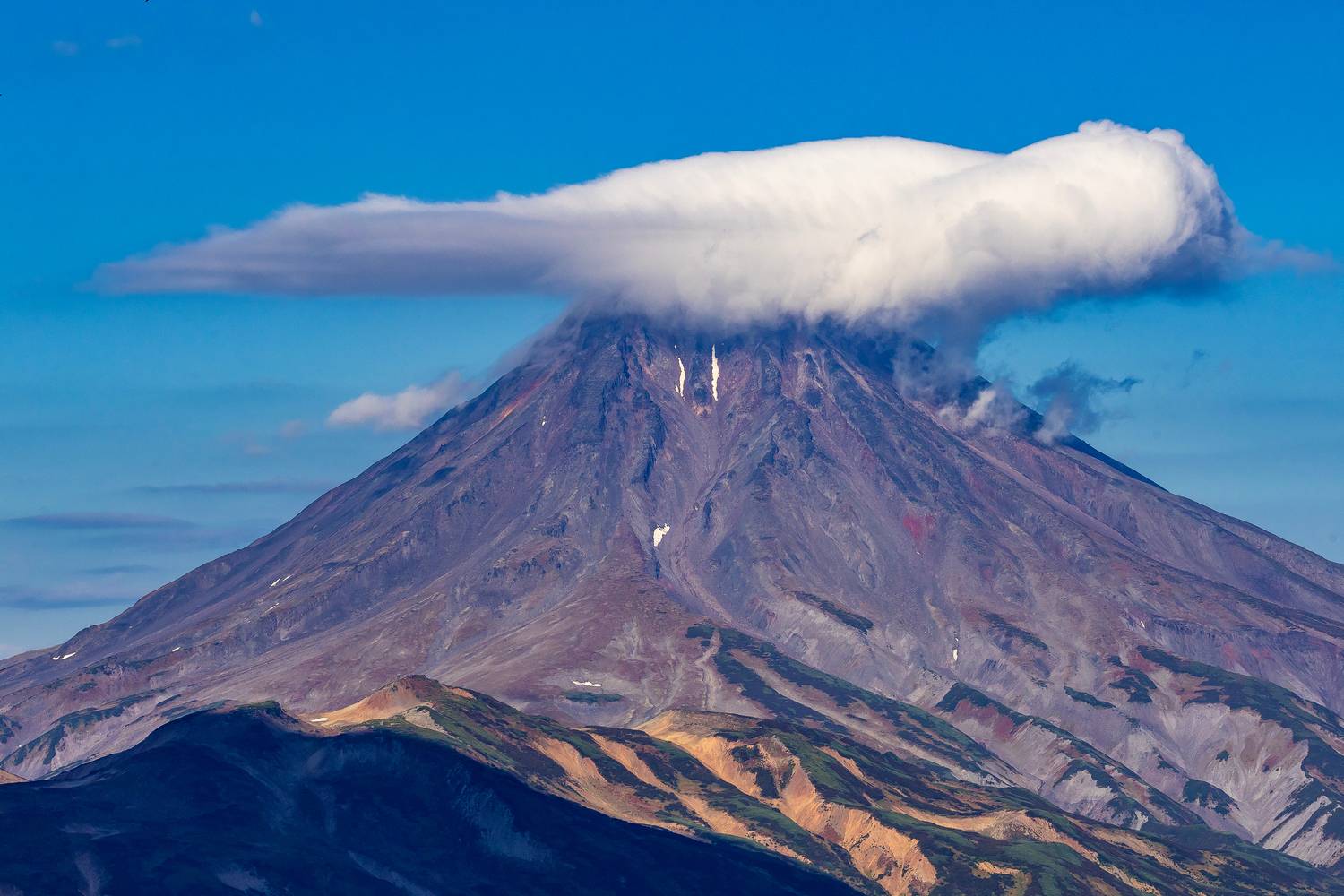 камчатка, вилючинская сопка, вилючинский вулкан, облако, природа, Подосинников Максим