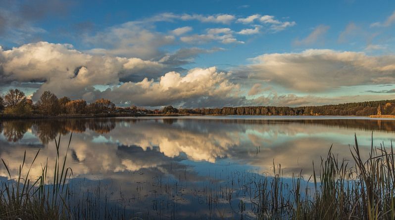 на устимском пруду  фото превью