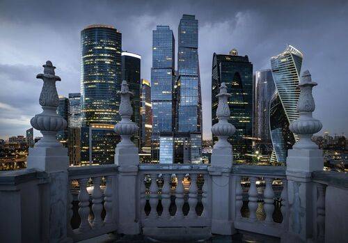 Вечерняя Москва сити