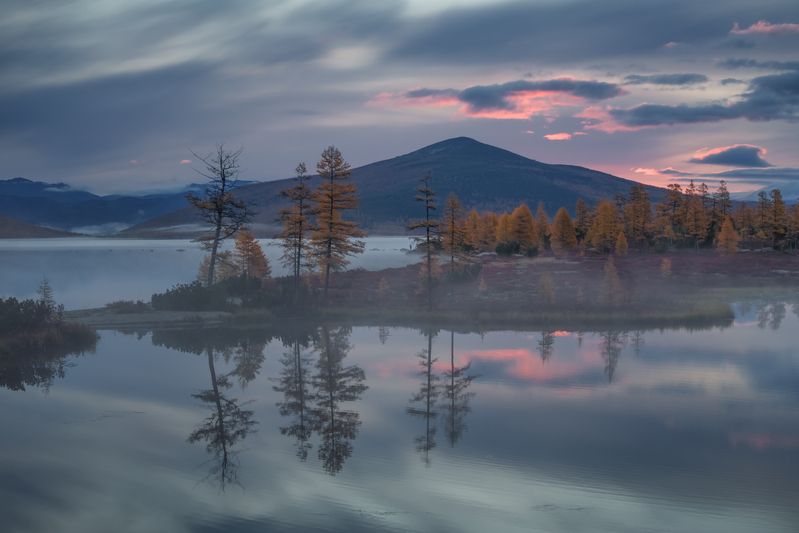 озеро джека лондона Голубое утро... фото превью