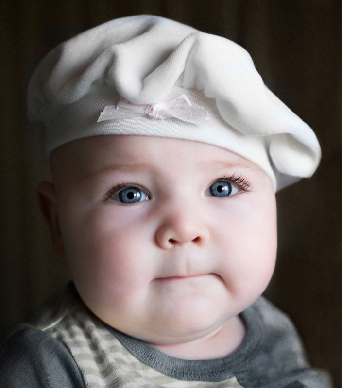ребенок, малыш, детство, портрет, child, childhood, portrait В берете фото превью
