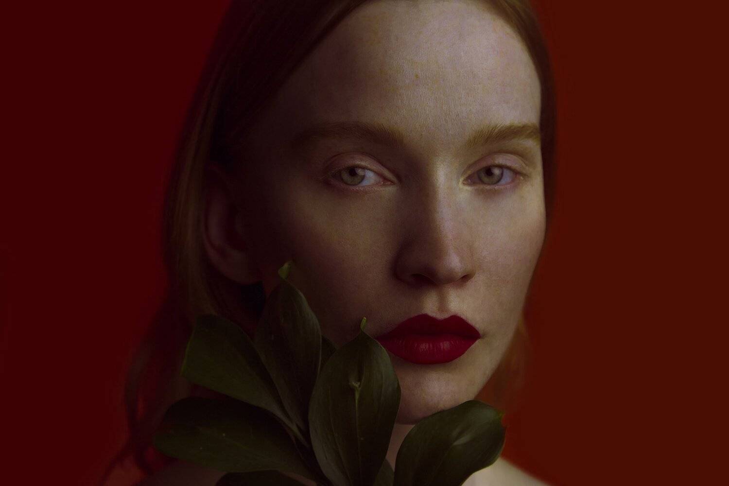 Color, Ginger, Green, Plants, Red, Red hair, Красный, Растение, Рыжая, Цвет, Kamilla Hanapova