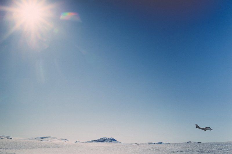 Арктика, апрель, самолет Весеннее фото превью