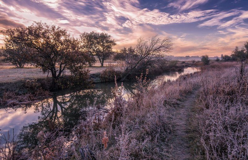 Утро осеннее, чуть подморозило... фото превью