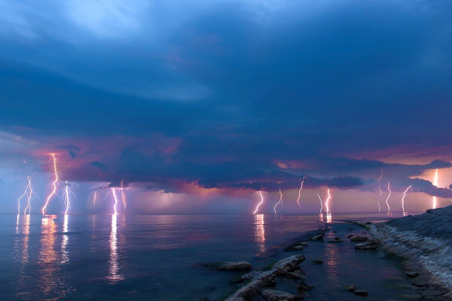 Sea, Анапа, Гроза, Море, Черное море, Алексей Яковлев
