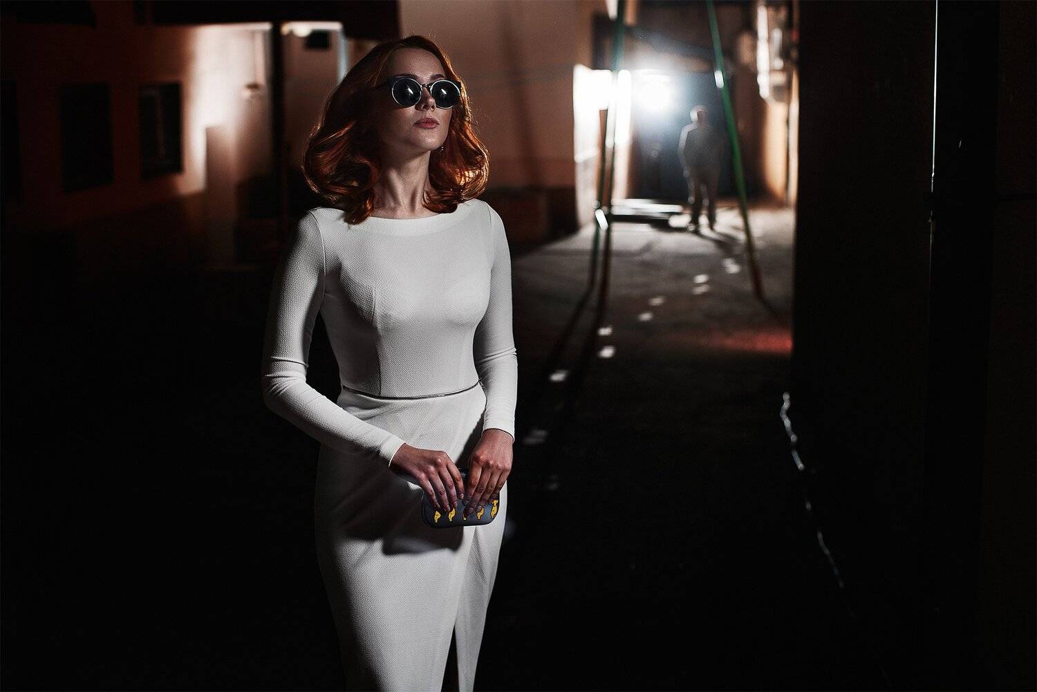 noir, cinema, night, light, street, story, nikon, hensel, strobes, model, girl, portrait, Vlad Lisits