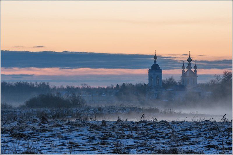 Россия, Ивановская обл, Дунилово Холодное апрельское утро фото превью