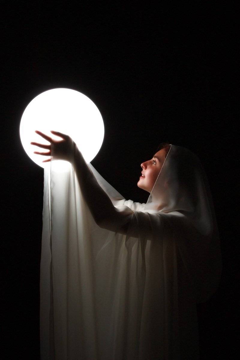 девушка, луна, шар, свет, Бельтайн, Сергей Козинцев