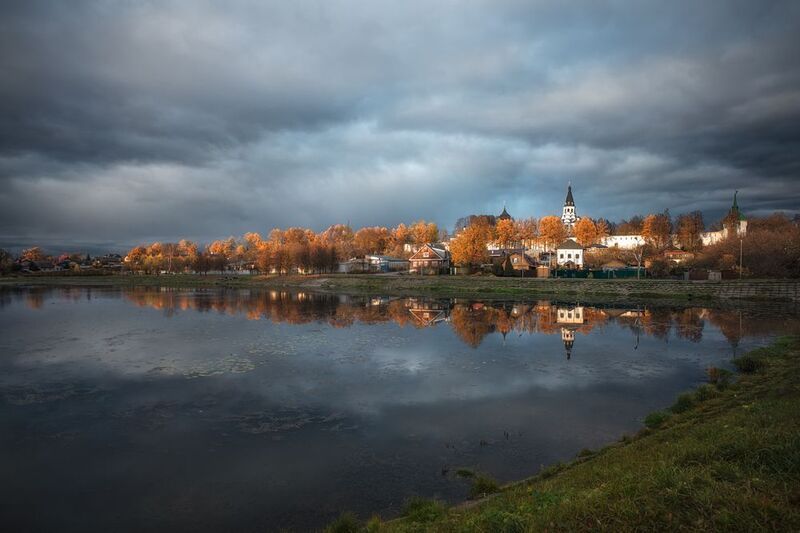 осенний вечер в Александрове фото превью